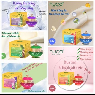 Kem Face Mặt NUCA Organic 30g Có 5 Công dụng Cho Khách Lựa Chọn. Chăm sóc làm đẹp da mặt SKINCARE Women