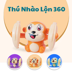 Đồ Chơi Khỉ Nhào Lộn 360 Độ Vui Nhộn Có Đèn Nhạc Cho Bé Trai Bé Gái BỐ KHỦNG LONG