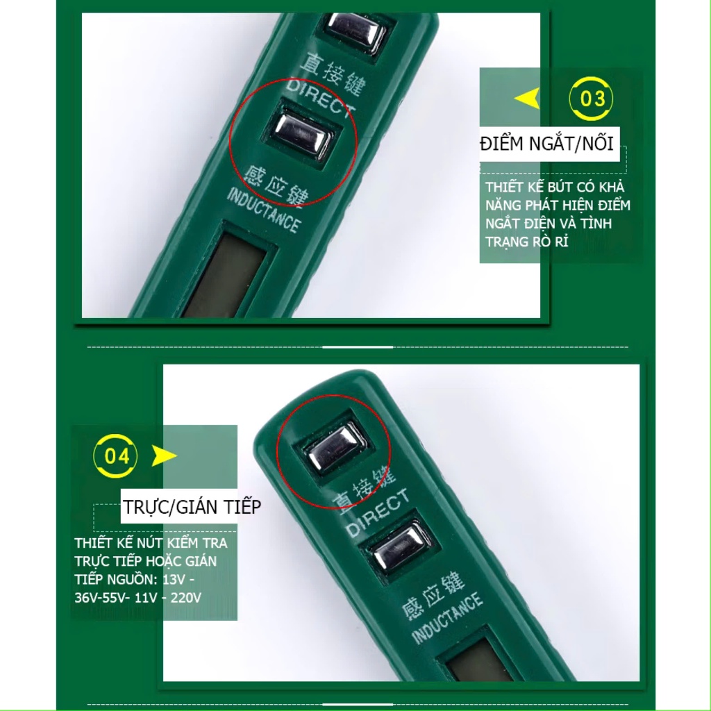 Bút Thử Điện Tuosen Không Cần Dùng Pin (MSP: 11314)