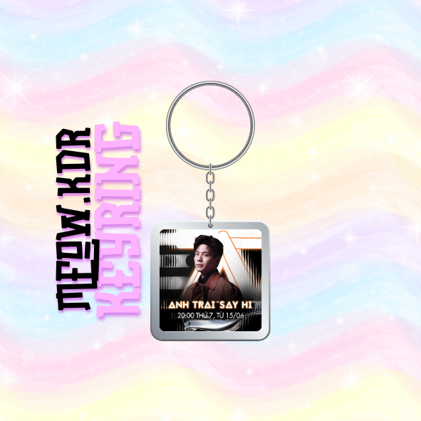 Móc khoá nhựa/Keyring ca sĩ Quân A.P (Đọc mô tả để biết thêm thông tin)