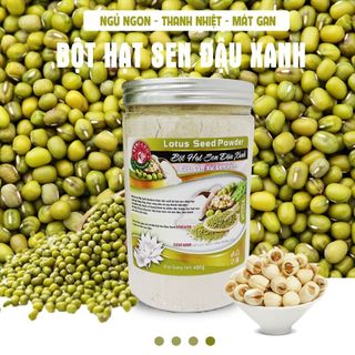 BỊCH LỚN 1KG Bột Hạt Sen thượng hạng Senfarm