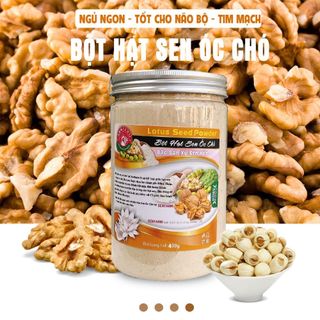 BỊCH LỚN 1KG Bột Hạt Sen thượng hạng Senfarm
