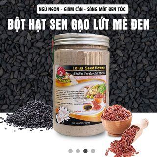 BỊCH LỚN 1KG Bột Hạt Sen thượng hạng Senfarm