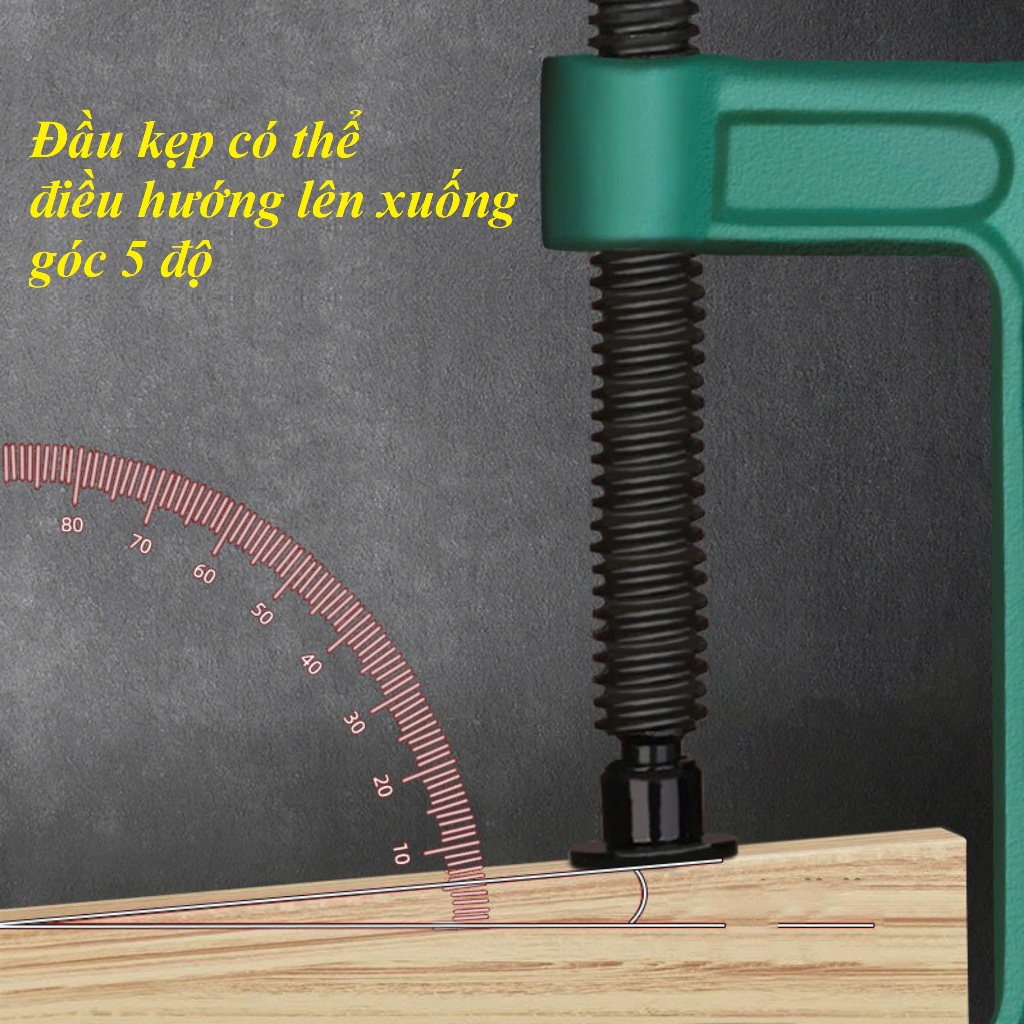 Cảo Kẹp Gỗ Chữ C Cao Cấp Tuosen
