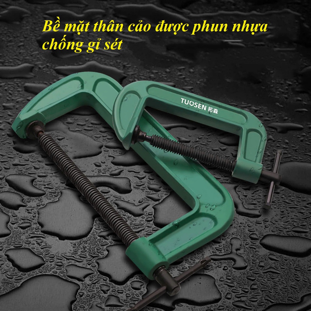 Cảo Kẹp Gỗ Chữ C Cao Cấp Tuosen