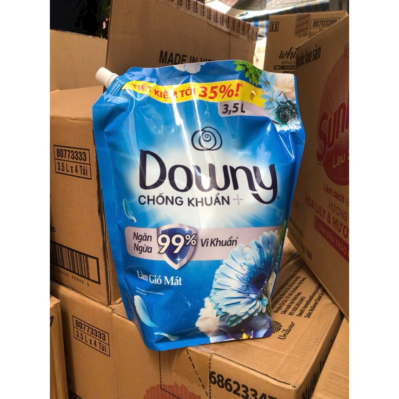 Nước xả vải Downy hương nước hoa huyền bí túi và Đam mê/nắng mai túi