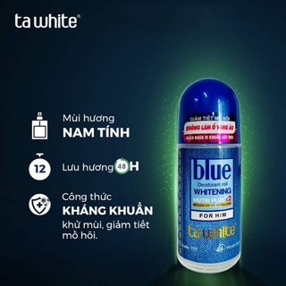 Lăn Nách Ta White BLUE Nam Và Nữ 25ml Và 50ml .Chăm sóc làm đẹp da