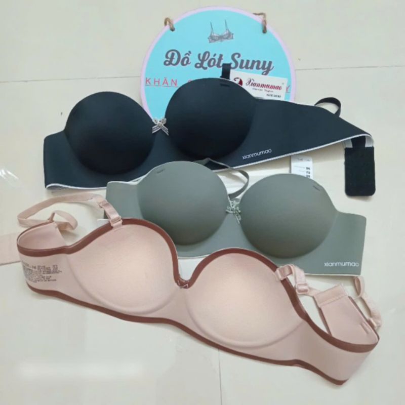 Áo lót su A65, Áo lót nâng ngực đệm 2.5ph chất su cao cấp