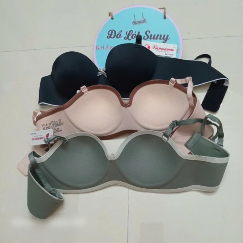 Áo lót su A65, Áo lót nâng ngực đệm 2.5ph chất su cao cấp