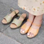Sandal nữ KOSU đế xuồng cao 6cm, Sandal Nhật Bản thiết kế trẻ trung mùa hè Kosu KS-23332