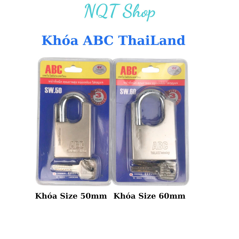 Ổ Khóa Chống Cắt ABC Thái Lan Khóa Bấm Chống Trộm | Shopee Việt Nam