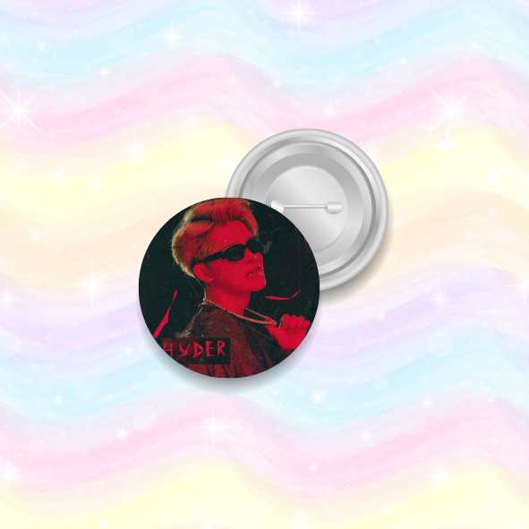 Huy hiệu cài áo/badge/pin album ca sĩ Quang Anh Rhyder (đọc miêu tả)
