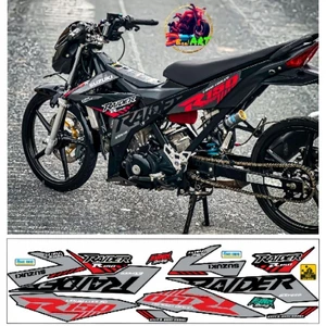 Tem rời Raider Fi 150cc - Mẫu R150 [9 màu]. Chất liệu PPF Cao Cấp : 3 Lớp, Chống Nước, Chống Phai Màu. Nhãn Dán Decal