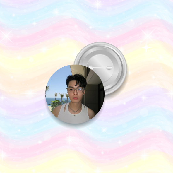 Huy hiệu cài áo/badge/pin album ca sĩ Negav (đọc miêu tả)