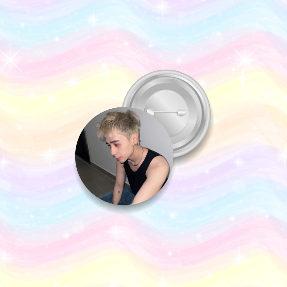 Huy hiệu cài áo/badge/pin album ca sĩ Quang Hùng MasterD (đọc miêu tả)