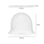 Mũ silicon Nhuộm light tóc,nón móc light mũ móc lai tặng kèm kim móc