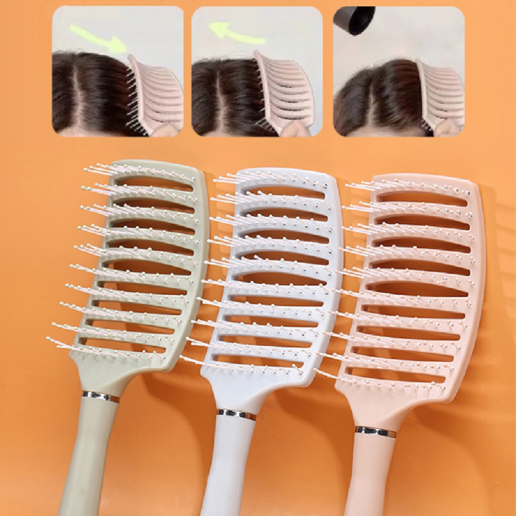Ảnh Lược Massage da đầu, giúp tạo kiểu tóc dễ dàng, làm xoănn đặc biệt dành cho người tóc dài - Màu Ngẫu  nhiên 2