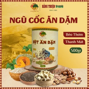 Bột Ngũ Cốc 14 Thành Phần Hạt - Ăn Dặm Cho Bé Hằng Thuận Tây Nguyên (500gram)