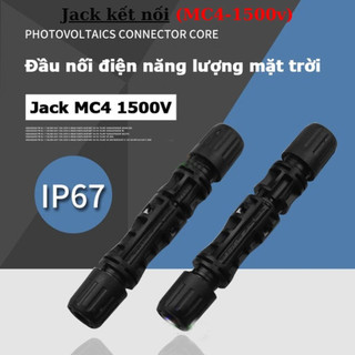 Ảnh 4 – Cặp Jack nối MC4-1000V, 1500V kết nối tấm năng lượng mặt trời chuyên dụng, Jack MC4 1000V-1500V (cặp đực + cái)_DA
