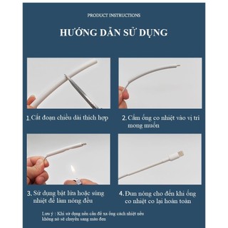 Ống co nhiệt cách điện, nhiều màu, đủ kích cỡ 164 ống Bảo vệ cáp sạc, dây điện loại tốt