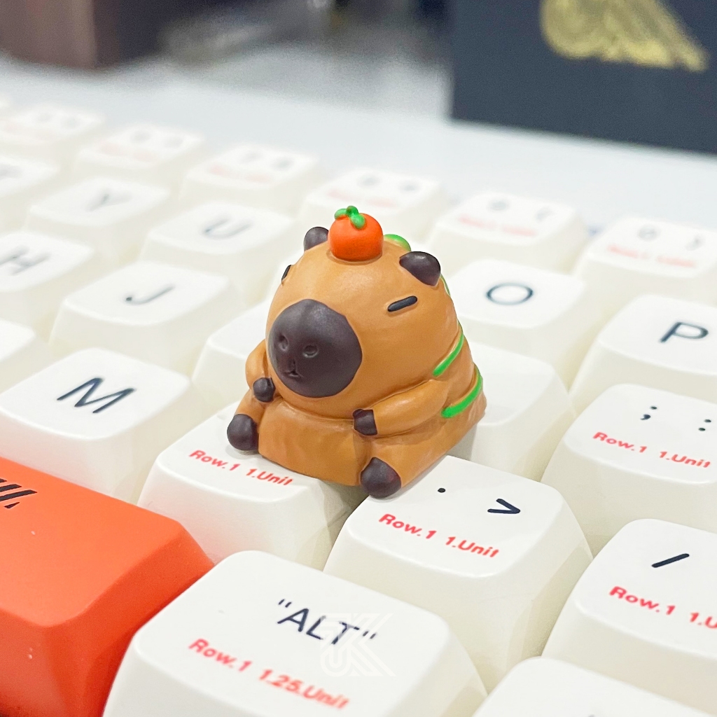 Nút Bàn Phím Capybara Mang Balo Rùa - Siêu Đáng Yêu Đến Sơn Tùng Còn Mê ...