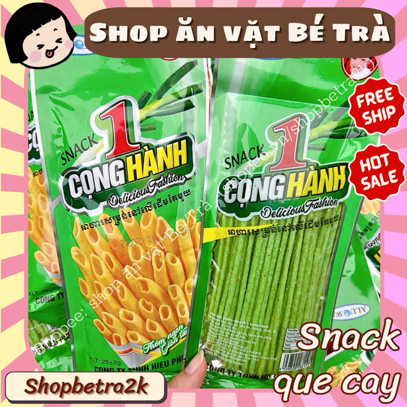 (Combo ăn vặt) Snack 1 cọng hành, que cay ăn vặt tuổi thơ | Shopee Việt Nam