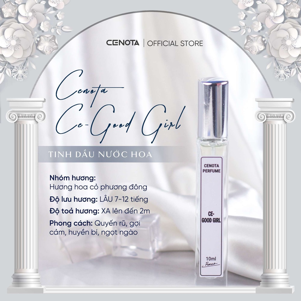 Ảnh Nước Hoa Chiết CENOTA Good Girl hương liệu từ Romessence (Pháp) 10ml, sang trọng, hiện đại, thanh lịch 1
