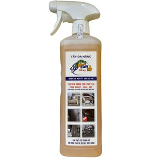 Nước tẩy nhà bếp, máy hút mùi, cặn canxi vòi sen, bếp gas, xoong nồi BIOSUN 500ml 💯