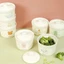Hũ sứ Misan 250ml có vạch chia, Hũ sứ Misan 2 nắp bảo quản cho bé ăn dặm an toàn dung tích 250ml