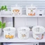 Bát Sứ Kèm Nắp Đậy Có Vạch Chia 230ml, Bát Sứ Cho Bé Ăn Dặm Nhiều Hình Dễ Thương Dung Tích 230ml An Toàn Chịu Nhiệt Tốt