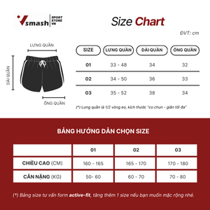 |XẢ KHO|  Quần đùi Short NAM 5'' Thê thao  |  Vải nhẹ, nhanh khô Chạy Bộ, Tập Gym, Cầu lông, Tennis, Pickleball