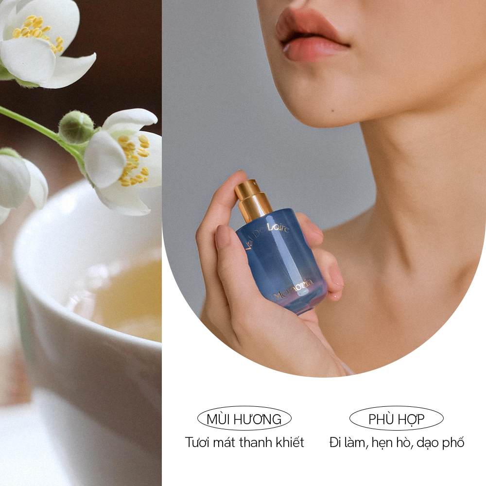 Ảnh Nước Hoa Nữ De Memoria Tươi Mát,  Hoa Thơm Đẫm Sương (30ml) - Val De Loire 02 BST Ký Ức Đầu Tiên 4
