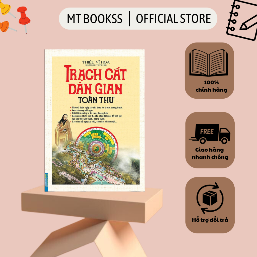 Sách - Trạch Cát Dân Gian Toàn Thư (bìa cứng)