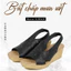 Sandal nữ đế xuồng KOSU cao 6cm, Sandal dòng Nhật Bản chống thấm nước, chống trơn trượt KS-22060