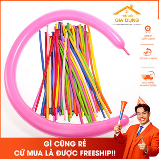 Combo 5 bong bóng dài dùng để tạo hình nhân vật, trang trí