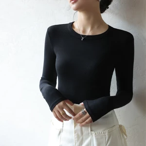 Áo thun tay dài áo thu đông chất liệu cotton thun gân co giãn, phong cách trẻ trung năng động LA017