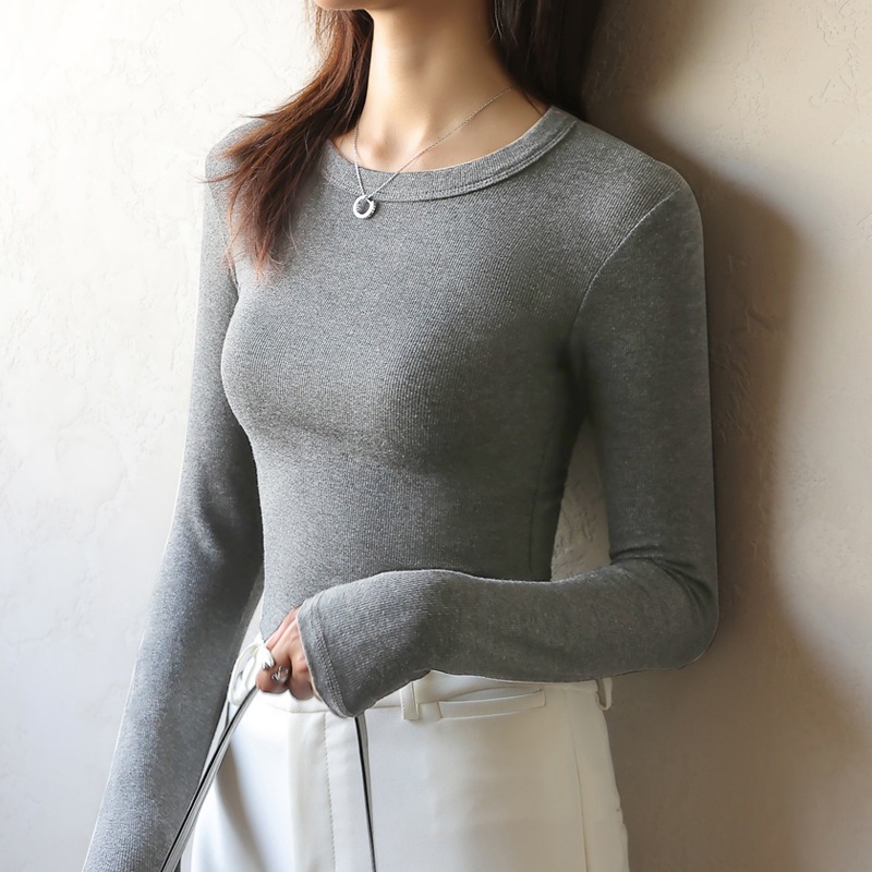 Áo thun tay dài áo thu đông chất liệu cotton thun gân co giãn, phong cách trẻ trung năng động LA017