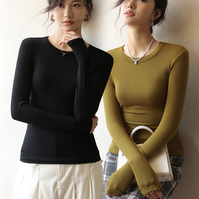 Áo thun tay dài áo thu đông chất liệu cotton thun gân co giãn, phong cách trẻ trung năng động LA017
