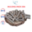 Bulong Inox 304 M14 M16 Lục Giác Ngoài - Đủ Size 30mm Đến 200mm Chống Gỉ Sét Hạng Nặng