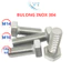 Bulong Inox 304 M14 M16 Lục Giác Ngoài - Đủ Size 30mm Đến 200mm Chống Gỉ Sét Hạng Nặng
