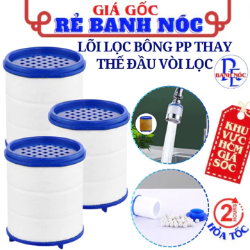 10 Lõi Lọc Nước Thay Thế Cho Đầu Vòi Lọc Sạch Cận Bẩn Vi Khuẩn An Toàn Khi Sử Dụng - Lõi Bông Lọc PP