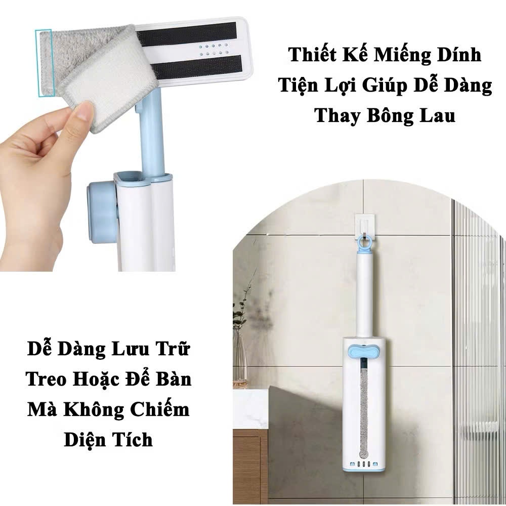 Cây Lau Đa Năng Cầm Tay,  CHỔI LAU TỰ VẮT MINI -  CAYLAUDANANG86