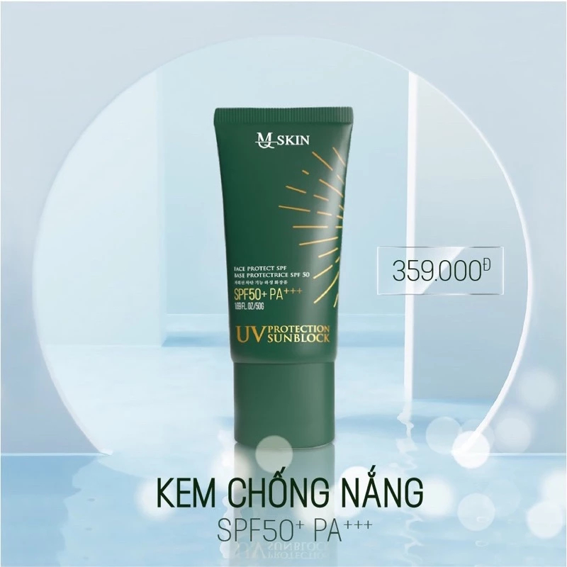 Ảnh Kem Chống Nắng MQ SKIN UV Protection Sunblock Bảo Vệ Làn Da, Ngăn Nám, Hỗ Trợ Giảm Tàn Nhang 2