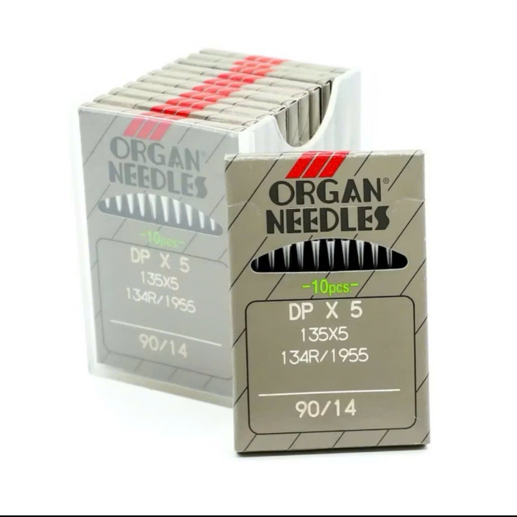 Kim Máy 2 Kim/1 Kim Trụ Lỗ To DPx5 ORGAN Nhật – Vỉ 10 Cái, Đủ Size