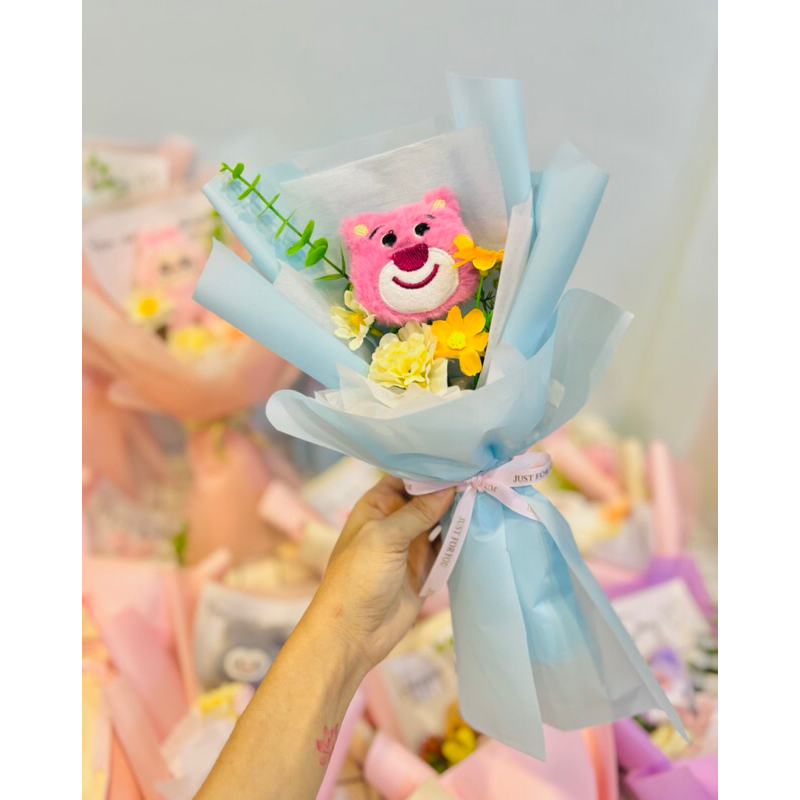 Bó hoa Gấu bông tặng 20-10