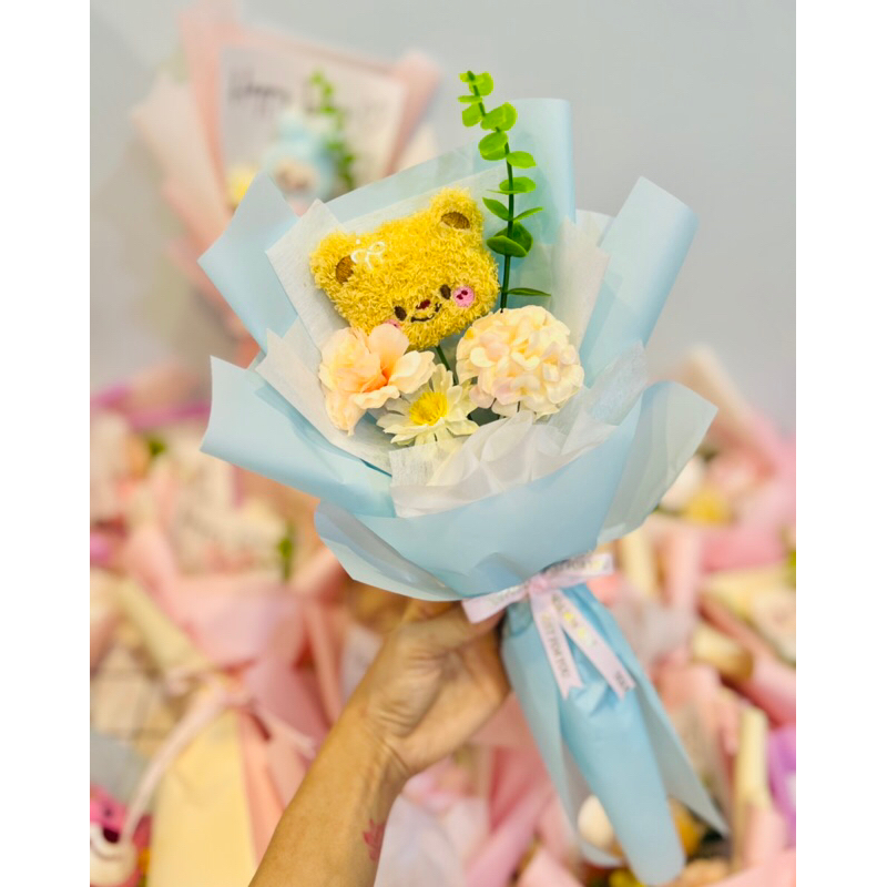 Bó hoa Gấu bông tặng 20-10