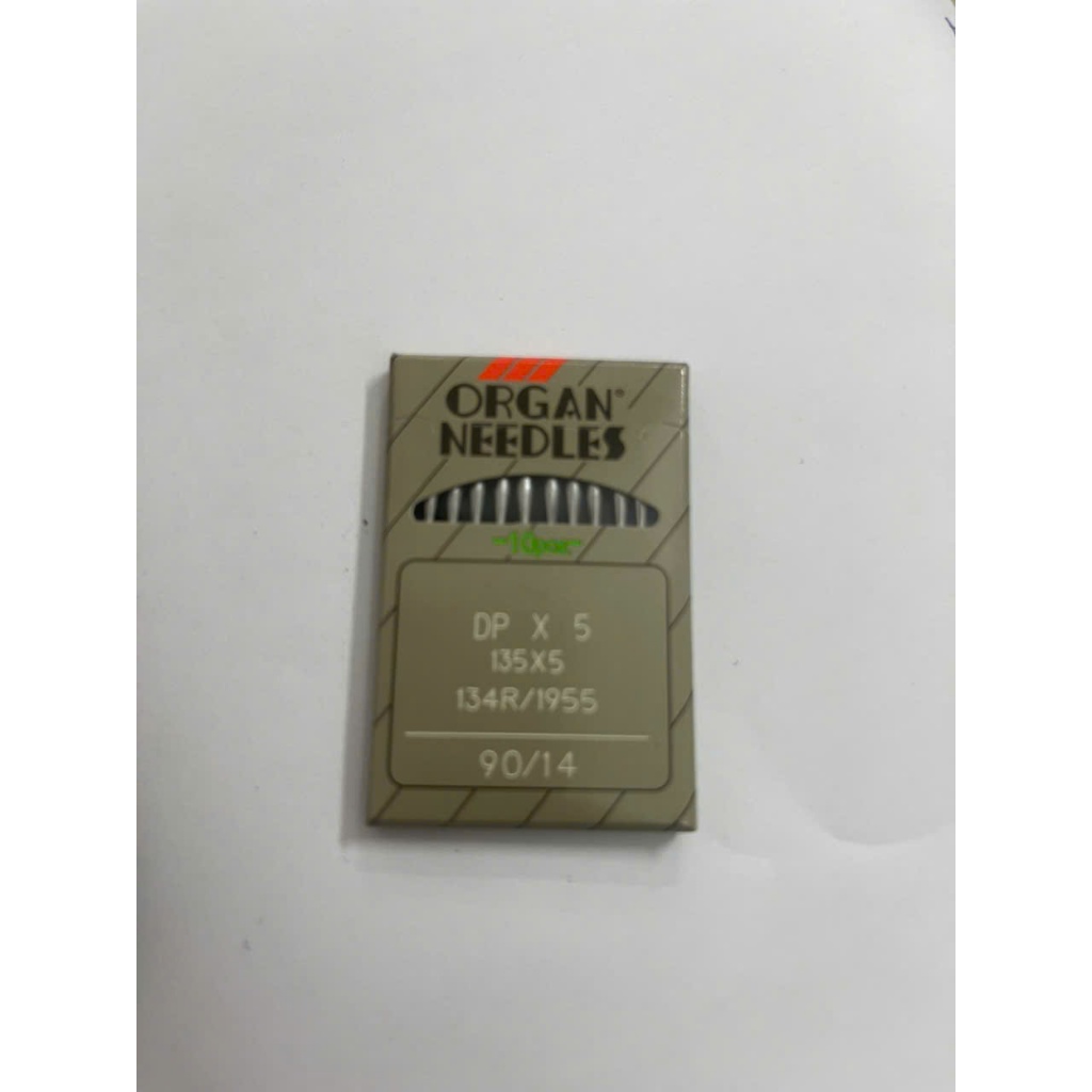 Kim Máy 2 Kim/1 Kim Trụ Lỗ To DPx5 ORGAN Nhật – Vỉ 10 Cái, Đủ Size