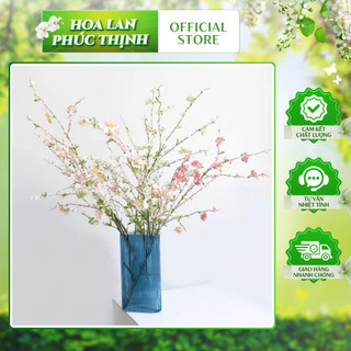 Combo 2 Cành Tuyết Mai 13 Nhánh 💥HÀNG CAO CẤP💥 Hoa Mận 120cm Trẻ Trung, Trang Trí Nhà Cửa, Trang Trí Tết Siêu Đẹp