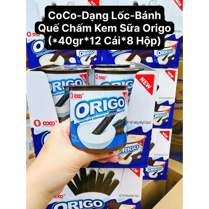 Bánh Que Chấm Chocolate 40g [1 Thùng 12 hộp]