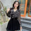 Áo sơ mi nữ tơ hạt ánh kim style hàn quốc A2432 Kymie